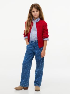 Детские джинсы Tommy Hilfiger Pull-On Barrel, цвет: Средняя варка — фото 2