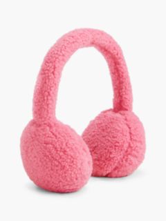 Kids' Teddy Fleece Earmuff — Medium Pink 2