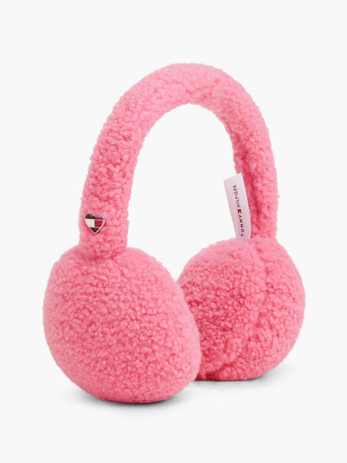 Kids' Teddy Fleece Earmuff — Medium Pink