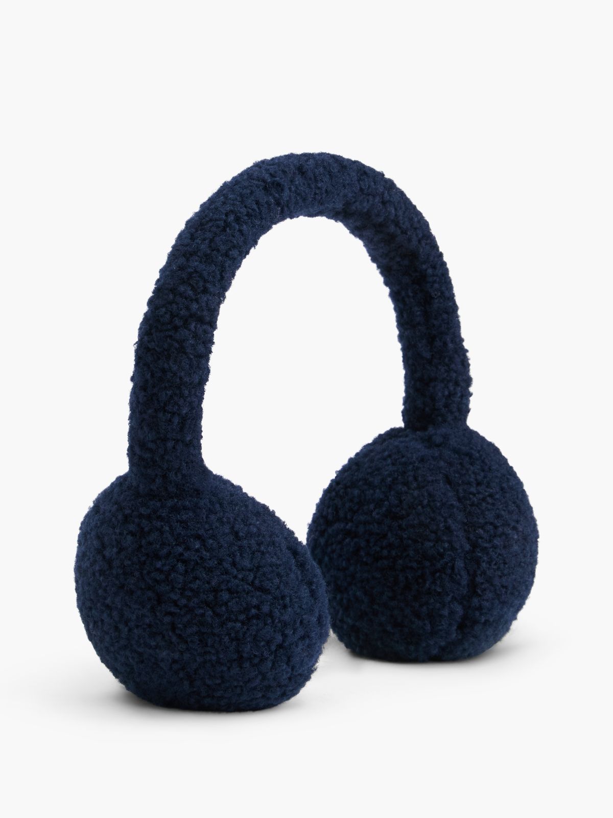 Kids' Teddy Fleece Earmuff — Navy Blue