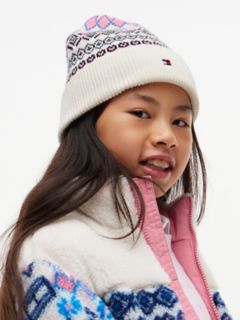 Kids' Fair Isle Beanie — Ivory Silk/Multi 4