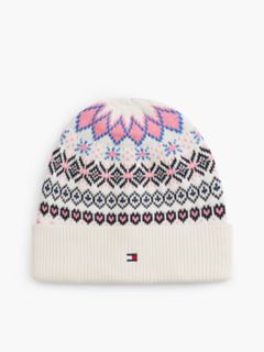 Kids' Fair Isle Beanie — Ivory Silk/Multi 1