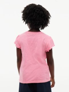 Kids' Sparkle Ruffle-Sleeve Top — Jasmine Pink 4