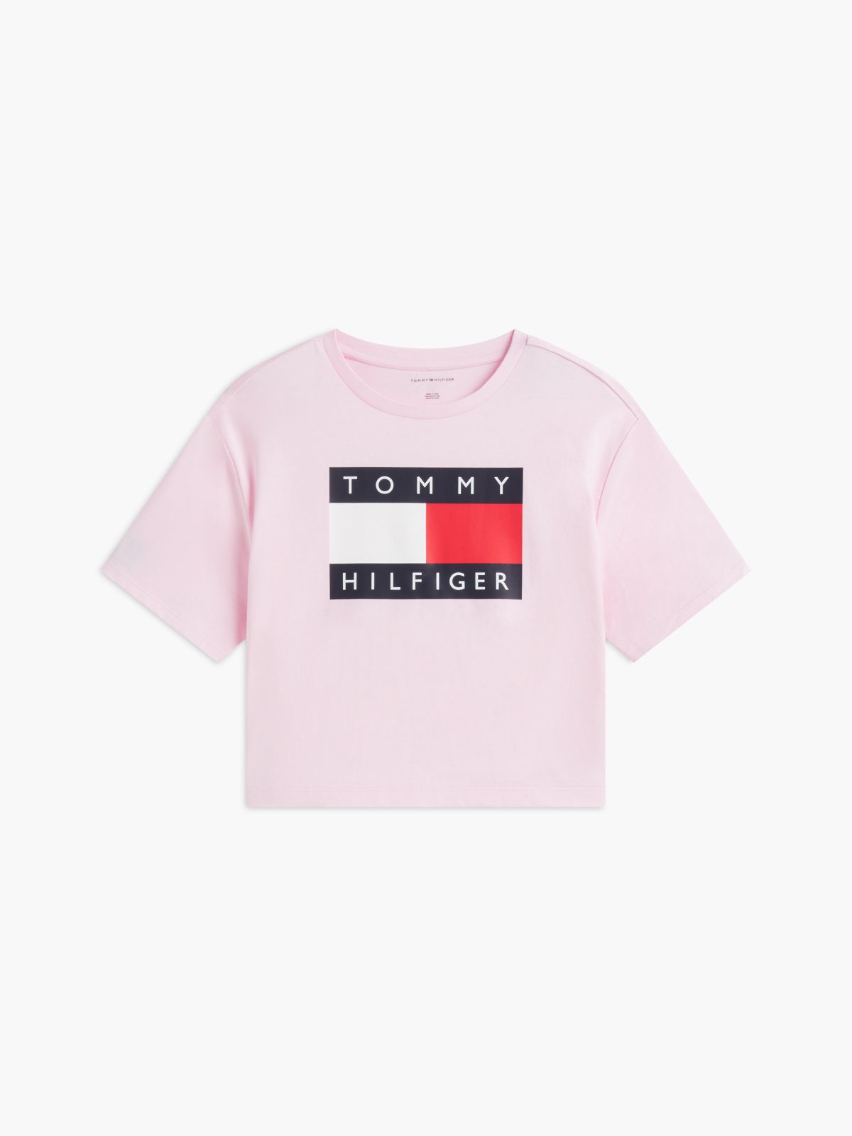 Kids' Classic Flag Badge T-Shirt — Pink