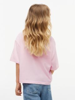 Kids' Classic Flag Badge T-Shirt — Pink 4