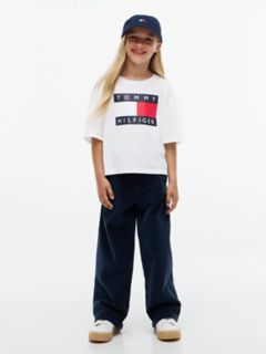 Kids' Classic Flag Badge T-Shirt — White 2