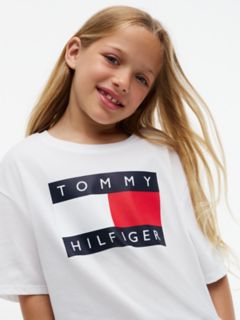 Kids' Classic Flag Badge T-Shirt — White 3