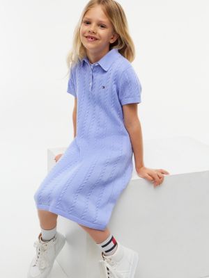 Детские платья Tommy Hilfiger Kids' Polo Sweater Dress — фото 2
