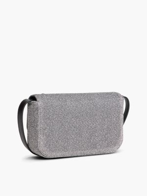 Детская сумка Tommy Hilfiger Glitter Crossbody, цвет: Серебряный — фото 3