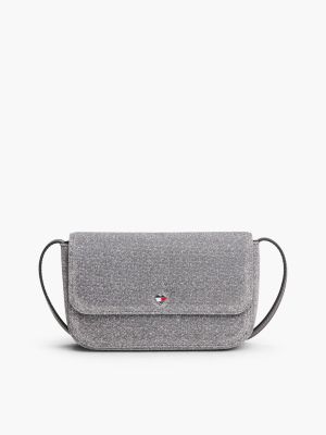Детская сумка Tommy Hilfiger Glitter Crossbody, цвет: Серебряный