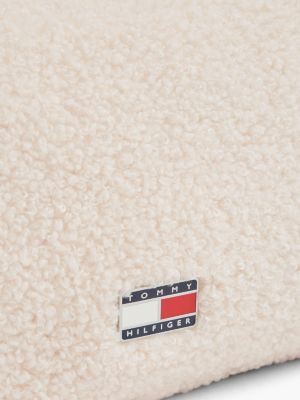 Детская сумка Tommy Hilfiger Teddy Fleece Shoulder, цвет: Молочный белый — фото 4