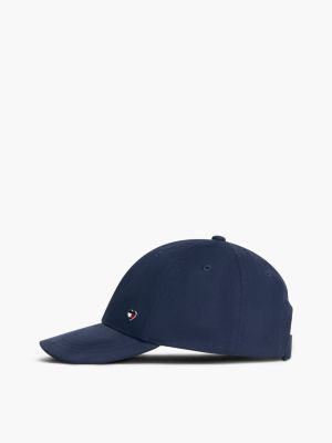 Детская кепка Tommy Hilfiger Faux Suede, цвет: Космический синий — фото 3