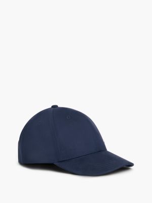 Детская кепка Tommy Hilfiger Faux Suede, цвет: Космический синий — фото 1