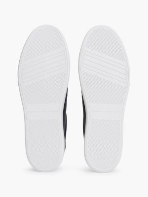 Мужские кроссовки Tommy Hilfiger Flag Stripe Vulcanized Leather, цвет: Тёмно-синий — фото 5