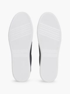 Flag Stripe Vulcanized Leather Sneaker — Navy 5