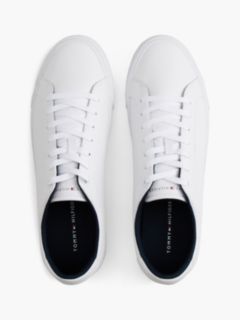 Flag Stripe Vulcanized Leather Sneaker — White 3