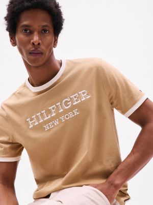 Embroidered Monotype Ringer T-Shirt | Tommy Hilfiger