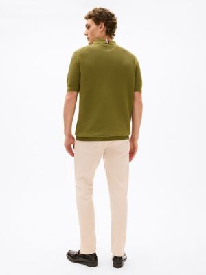 Textured Stitch Sweater Polo | Tommy Hilfiger