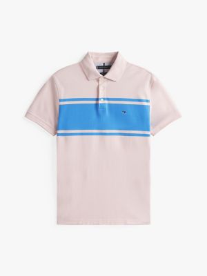 Slim Fit Block Stripe Polo | Tommy Hilfiger