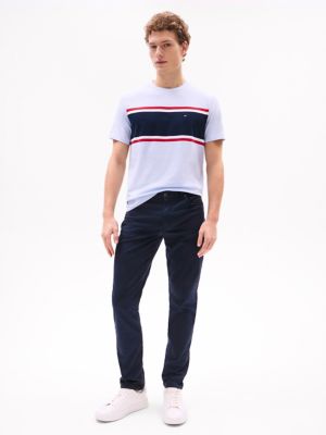 Block Stripe T-Shirt, Breezy Blue