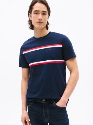 Block Stripe T-Shirt, Navy