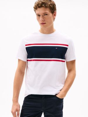 Block Stripe T-Shirt, Optic White