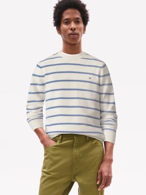 Nautical Stripe Sweater, Optic White Stripe