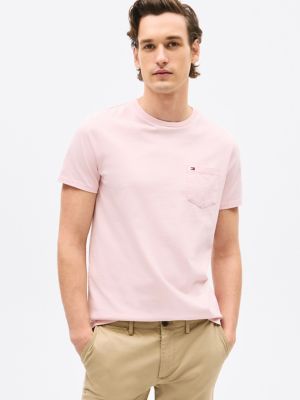 Washed Pocket T-Shirt, Whimsy Pink