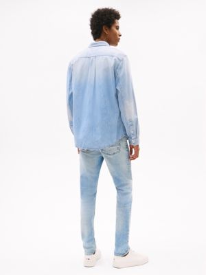 Light Wash Denim Workwear Shirt | Tommy Hilfiger USA