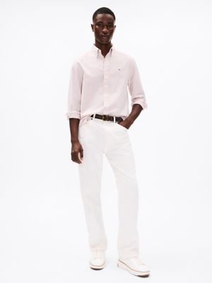 5-Pocket Bedford Corduroy Straight Pant, Ancient White