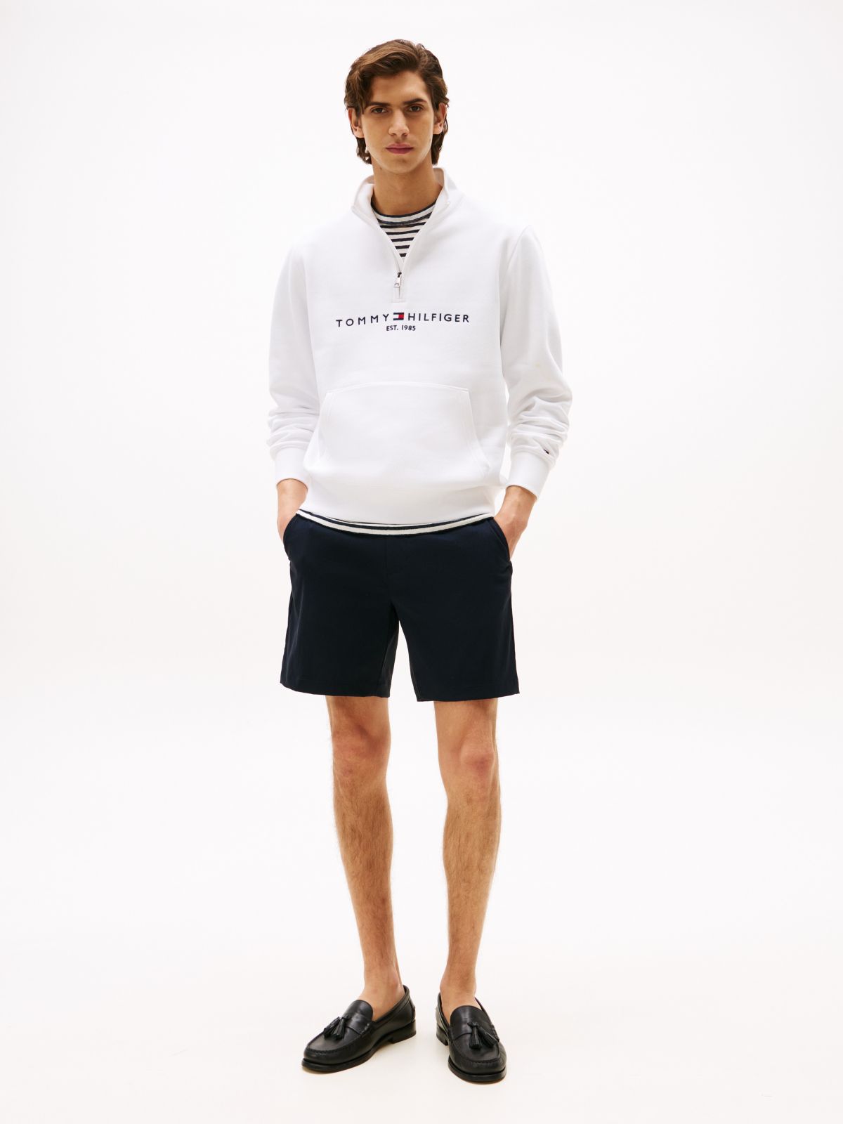 Solid Stretch 7" Tech Short — Navy