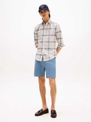 Solid Stretch 7" Tech Short, Blue Coal