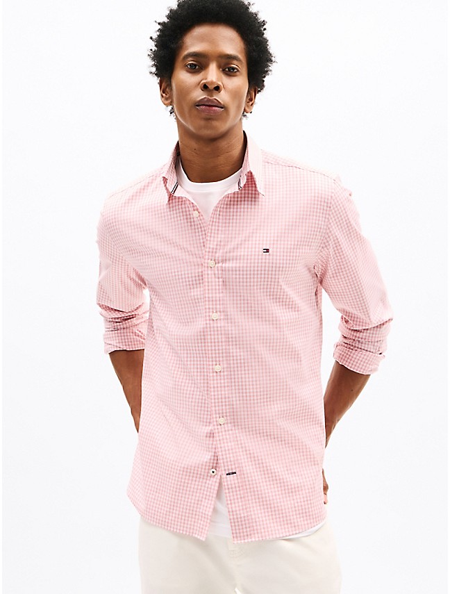 Regular Fit Stretch Poplin Shirt | Tommy Hilfiger Regular Fit Stretch Poplin Shirt | Tommy Hilfiger