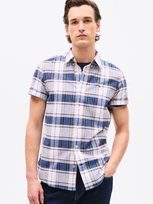 Regular Fit Plaid Oxford Shirt, Uniform Olive