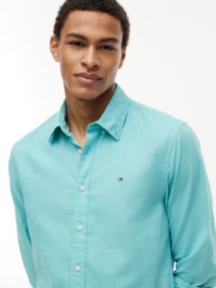 Regular Fit Linen-Blend Shirt — Ocean Tide 3