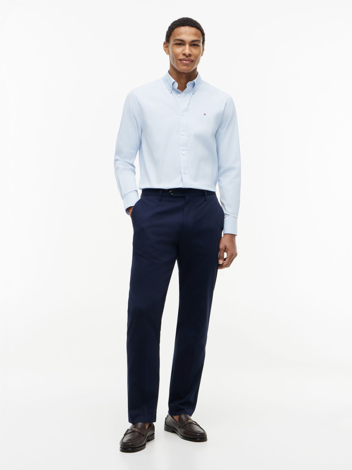 Regular Fit TH Performance Shirt — Sky Blue