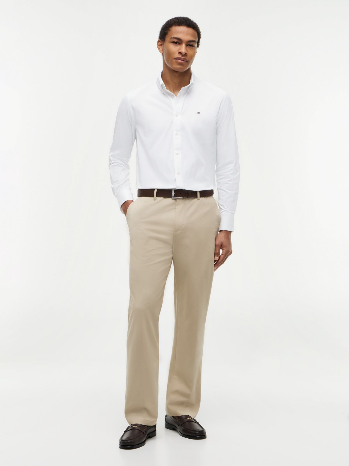 Regular Fit TH Performance Shirt — Optic White