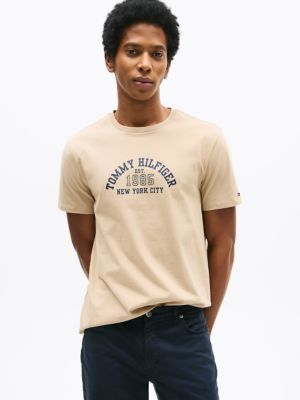 Tommy 1985 Logo T-Shirt, Beige