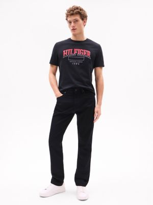 Bold Hilfiger Logo T-Shirt, Black