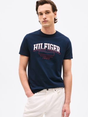 Bold Hilfiger Logo T-Shirt, Navy
