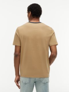 Colorblock Flag Stripe Logo T-Shirt — Dark Dune 4