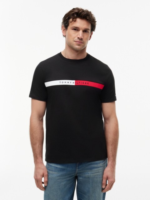 Мужские футболки Tommy Hilfiger Colorblock Flag Stripe Logo T-Shirt