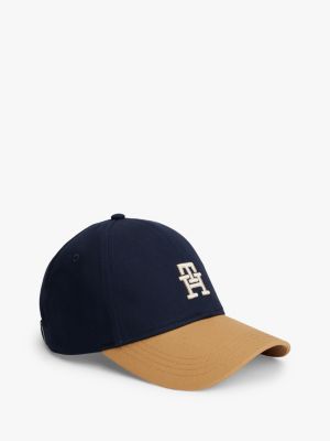 Monogram Logo Baseball Cap, Sky Captain/Multi