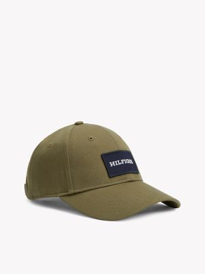Hilfiger Patch Logo Baseball Cap, Deep Lichen Green