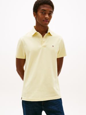 Slim Fit Jersey Knit Polo, Lemon Zest