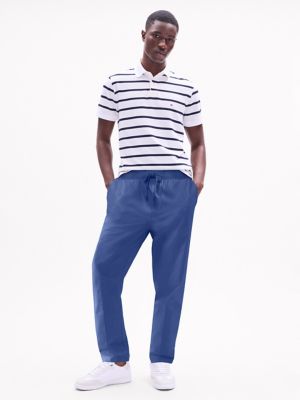 Pull-On Relaxed Twill Pant, Faded Indigo