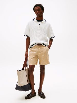 7" Allover Flag Chino Short, Trench