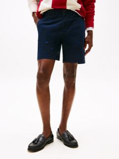7" Allover Flag Chino Short — Navy 1