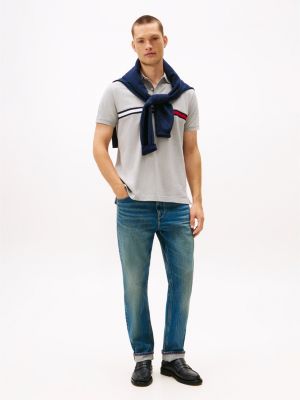 トミーページ Regular Fit Embroidered Stripe Polo | Tommy Hilfiger