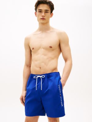 Tommy Logo 7" Swim Trunk, Wedge Blue